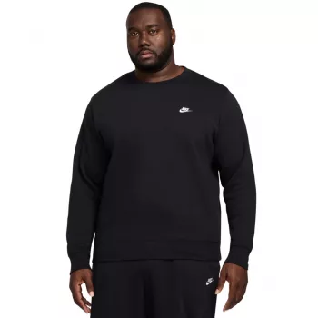 Nike Club BB felpa girocollo uomo nero FN3886-010 taglia L