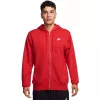 Nike Club BB felpa con cappuccio FZ uomo rosso FN3861 657 taglia M