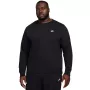 Nike Club Fleece felpa con cappuccio uomo nero XL