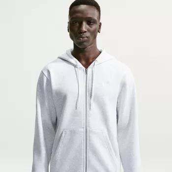 Nike Club BB felpa con cappuccio FZ uomo grigio FN3861 051 M