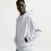 Nike Club BB felpa con cappuccio FZ uomo grigio FN3861 051 M