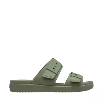 Crocs Brooklyn Buckle Low sandali platform donna verde 211215 3BX 38-39