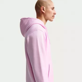 Nike Club Fleece felpa con cappuccio uomo rosa chiaro FN3859-663 taglia L