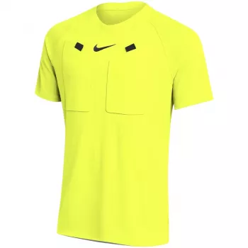 Nike uomo Dri-FIT Referee III maglia da calcio a maniche corte giallo HV8319-702 taglia L