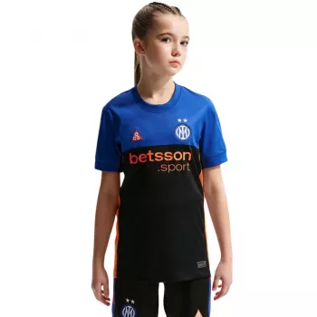 Nike Inter Milano 2025/2026 Maglia da calcio Stadion edizione speciale bambino - nero/blu (taglia M)
