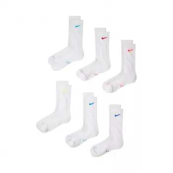 Nike Everyday Elevated Calze girocollo confezione da 6 paia bianco 35-37.5
