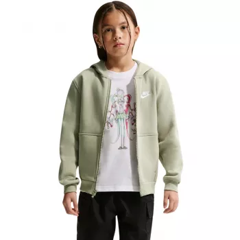 Nike Sportswear Club Fleece Felpa bambino verde chiaro FD3004-304 M