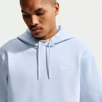 Nike Club Fleece Felpa con cappuccio uomo Baltic Blue FN3859-407 taglia L