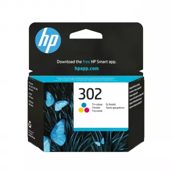 HP 302 cartuccia d'inchiostro originale, tricolore (ciano, magenta, giallo) - resa standard