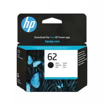HP 62 cartuccia d'inchiostro originale nera - 200 pagine