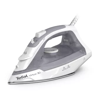 Tefal Easygliss Eco FV5782 ferro da stiro a vapore con suola Durilium Airglide, 2800 W, colpo di vapore 260 g/min, modalità Eco, nero/verde