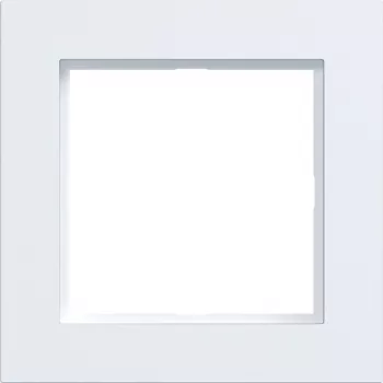 HAGER WAD6100WM A.1 placca a 1 posto, bianco luce opaco