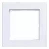 HAGER WAD6100WM A.1 placca a 1 posto, bianco luce opaco
