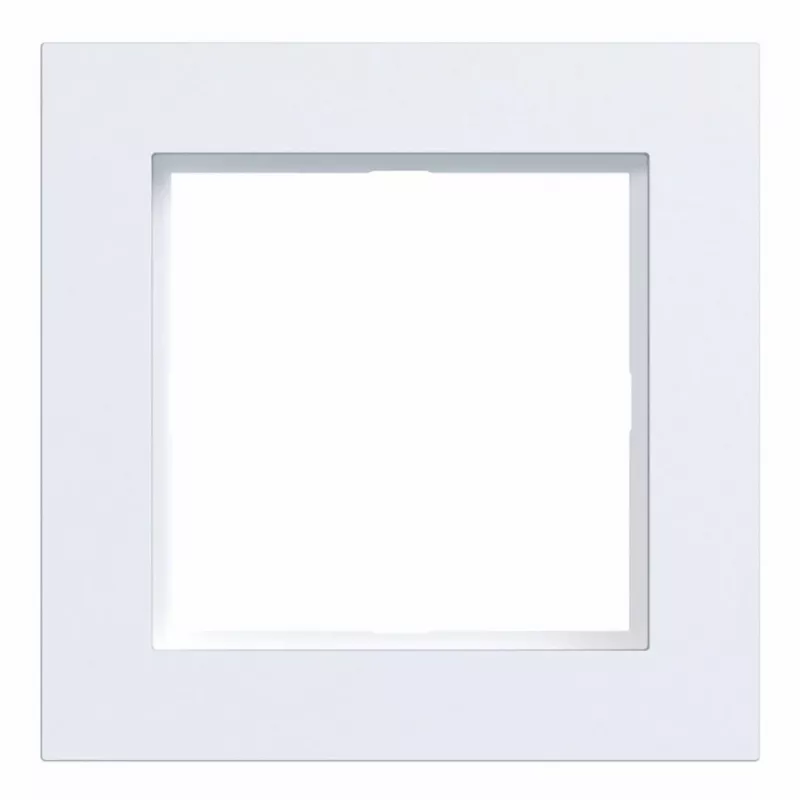 HAGER WAD6100WM A.1 placca a 1 posto, bianco luce opaco