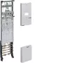 Hager univers Z quadro contatori completo 2x ZH3EL22T BKE-I 1050mm