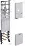 Hager univers Z quadro contatori completo ZH3EL27T, BKE-I, 1050mm, 1 campo, 3 PLE, 63A, preassemblato