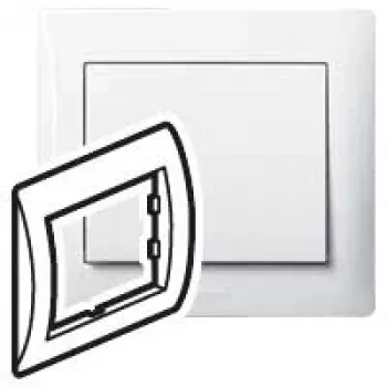 Legrand Galea Life placca a 1 posto, bianco ultra