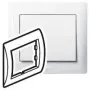 Legrand Galea Life placca a 1 posto, bianco ultra