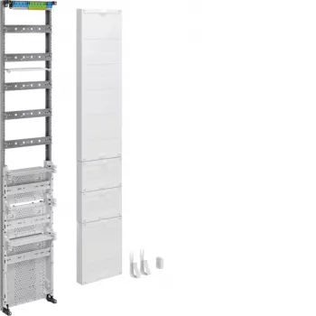 Hager ZU59VT5APZ2 Univers Z pannello contatore 2 campi piastra di distribuzione a 5 poli per 1 contatore con vano APZ