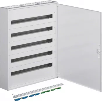 Hager FW536WT quadro di distribuzione a parete, 5 file, 180 moduli, IP40, bianco