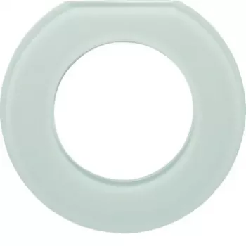 Hager WTD7173GWG cornice coprifilo in vetro, 1 posto, bianco polare