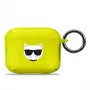 Karl Lagerfeld KLA3UCHFY custodia AirPods 3 gialla Choupette
