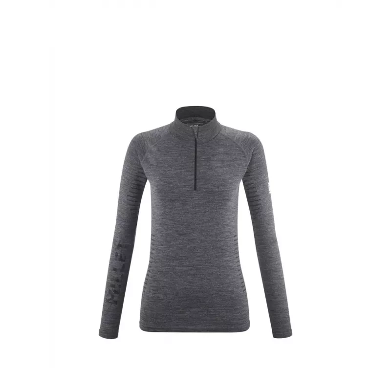 Millet Drynamic Warm maglia baselayer donna con mezzo zip grafite M