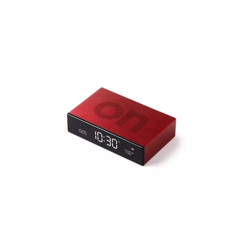 Lexon Flip Premium sveglia a doppia faccia rossa LR152R