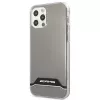 AMG AMHCP12MTCBW custodia rigida trasparente per iPhone 12/12 Pro placcata nero e bianco