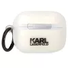 Karl Lagerfeld custodia per AirPods Pro trasparente con silhouette testa Karl