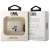 Karl Lagerfeld KLAPHNKCTGT custodia per AirPods Pro trasparente glitter Karl & Choupette