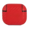 Ferrari FESA3CARE On Track custodia per AirPods 3 rossa PU carbonio