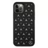 Mercedes-Benz custodia rigida per iPhone 12 Pro Max motivo stelle argentate nera