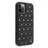 Mercedes-Benz custodia rigida per iPhone 12 Pro Max motivo stelle argentate nera