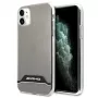 AMG AMHCN61TCBW custodia rigida per iPhone 11 / XR 6,1 pollici – trasparente con placcatura nero e bianco