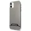 AMG AMHCN61TCBW custodia rigida per iPhone 11 / XR 6,1 pollici – trasparente con placcatura nero e bianco