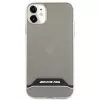 AMG AMHCN61TCBW custodia rigida per iPhone 11 / XR 6,1 pollici – trasparente con placcatura nero e bianco