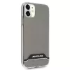 AMG AMHCN61TCBW custodia rigida per iPhone 11 / XR 6,1 pollici – trasparente con placcatura nero e bianco