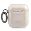 Karl Lagerfeld KLA2UKHGD custodia per AirPods 1/2 oro glitter Karl Head