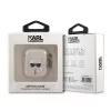 Karl Lagerfeld KLA2UKHGD custodia per AirPods 1/2 oro glitter Karl Head