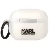 Karl Lagerfeld KLAPHNCHTCT custodia per AirPods Pro trasparente Ikonik Choupette