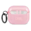 Custodia Karl Lagerfeld KLA3UKHGP Glitter Karl's Head per AirPods 3 - rosa