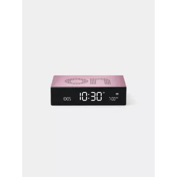 Sveglia digitale Lexon Flip Premium rosa chiaro LR152LP