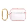 Custodia GUESS per AirPods Pro con cinturino rosa Strap Collection