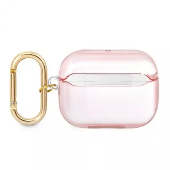 Custodia GUESS per AirPods Pro con cinturino rosa Strap Collection
