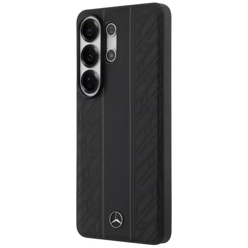 Custodia MagSafe Mercedes-Benz Lorbeerblätter a strisce verticali per Samsung Galaxy S26 Ultra - nero