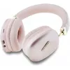 Cuffie stereo Bluetooth GUESS in similpelle 4G Triangle Logo rosa
