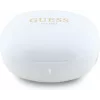Auricolari true wireless GUESS Flat Classic Logo Electroplated, bianchi