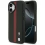 Custodia MagSafe BMW M Perforated Stripe Logo per iPhone 17 - rosso