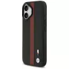 Custodia MagSafe BMW M Perforated Stripe Logo per iPhone 17 - rosso